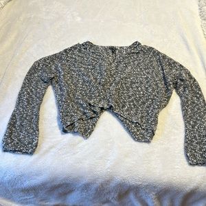 Cropped boxy sweater